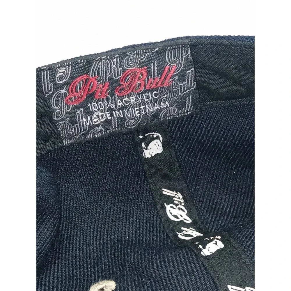 California Republic Bear Hat Pit Bull Strapback Trucker Snake Skin Brim Cap